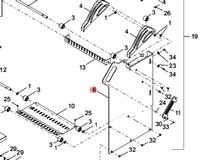  KLW-M372A-20 COVER,SIDE R YAMA